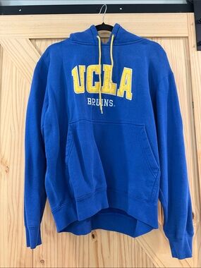 UCLA Blue Pullover Hoodie Sweater with Yellow Lettering